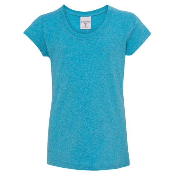 J. America Youth Glitter T-Shirt 8129 Youth Glitter T-Shirt Thumbnail