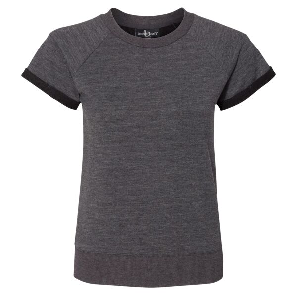 Boxercraft R32 Women's Sweetheart French Terry Short Sleeve Pullover R32 R32 Women's Sweetheart French Terry Short Sleeve Pullover Thumbnail