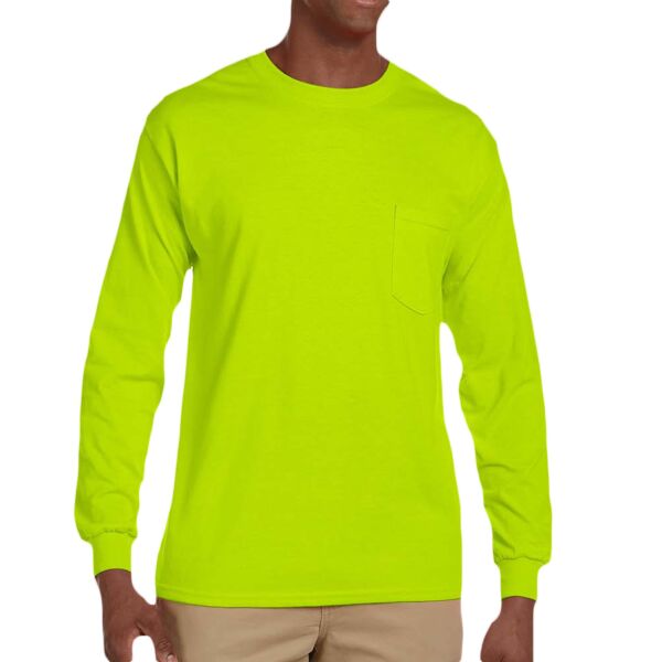 Gildan Adult Ultra Cotton® Long-Sleeve Pocket T-Shirt G241 Adult Ultra Cotton® Long-Sleeve Pocket T-Shirt Thumbnail