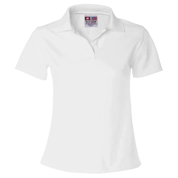 Junior's 6.2 oz., 100% Cotton V-Neck Polo Thumbnail