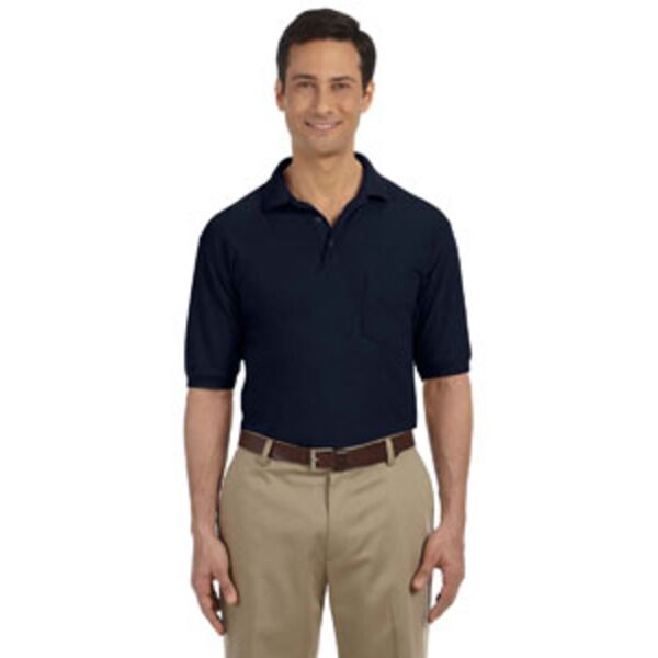 Men's 5.6 oz. Easy Blend™ Polo with Pocket Thumbnail