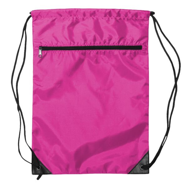 Zipper Drawstring Backpack Thumbnail